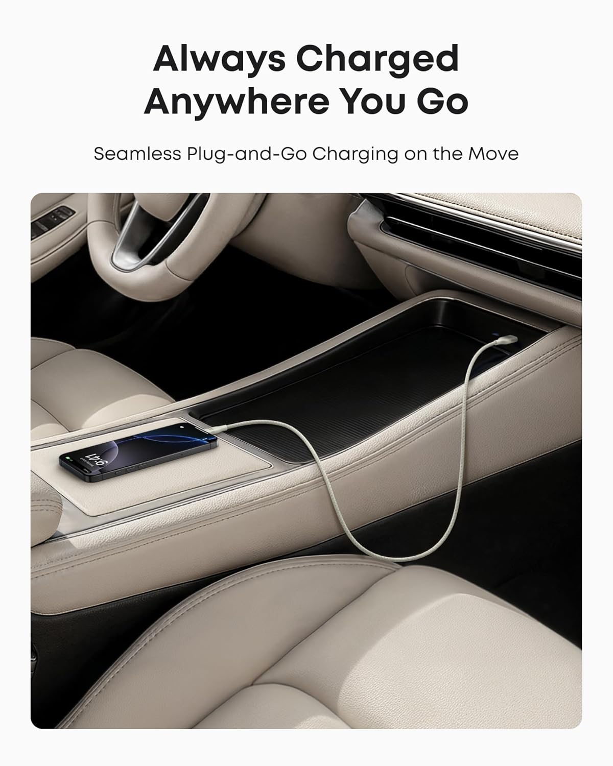 Anker USB-A to USB-C Cable (3 ft, Upcycled-Braided, 2 Pack）