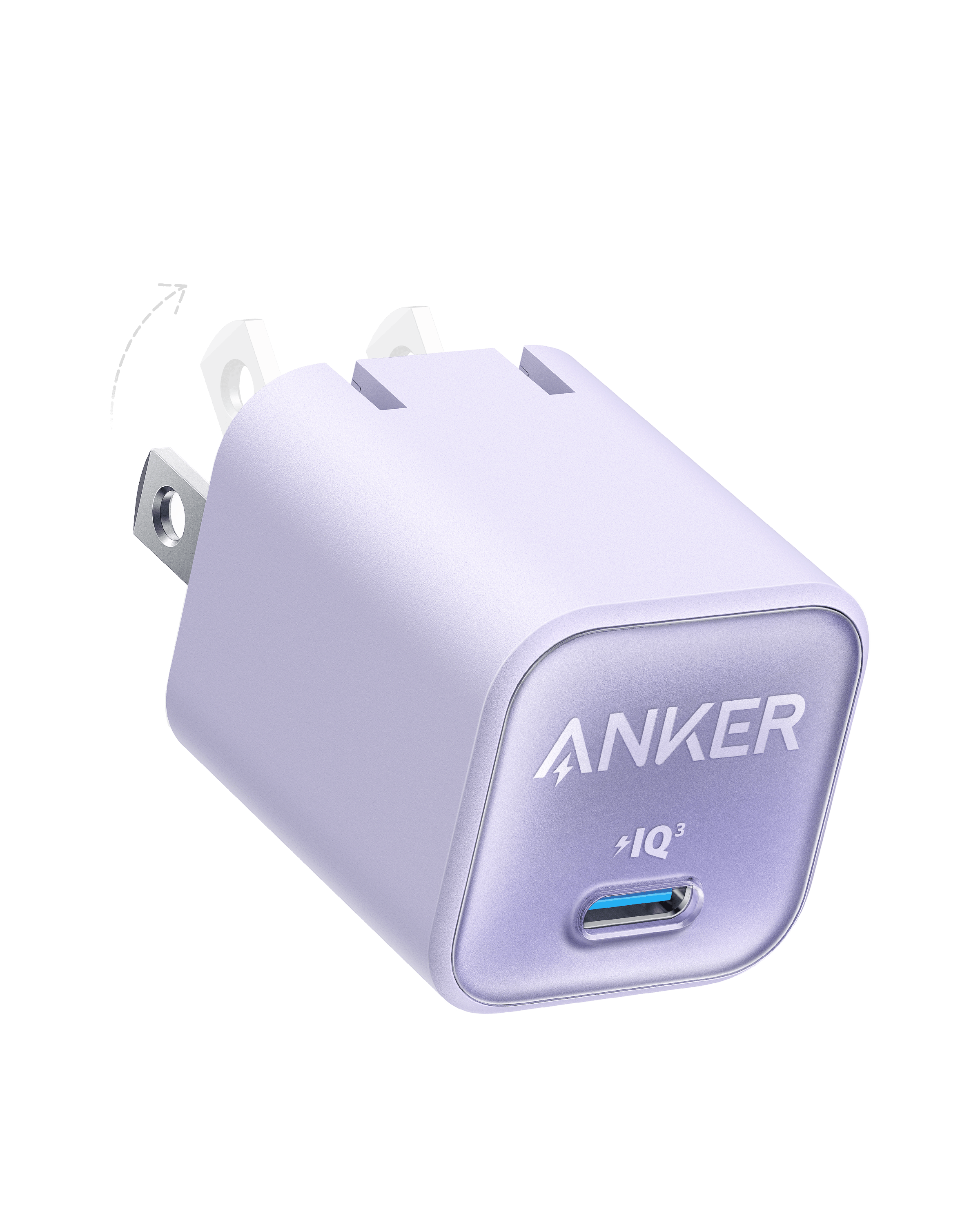 Anker Nano Charger (30W) N0 Lilac Purple