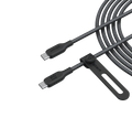 Anker with black USB-C bio-based cable for fast charging