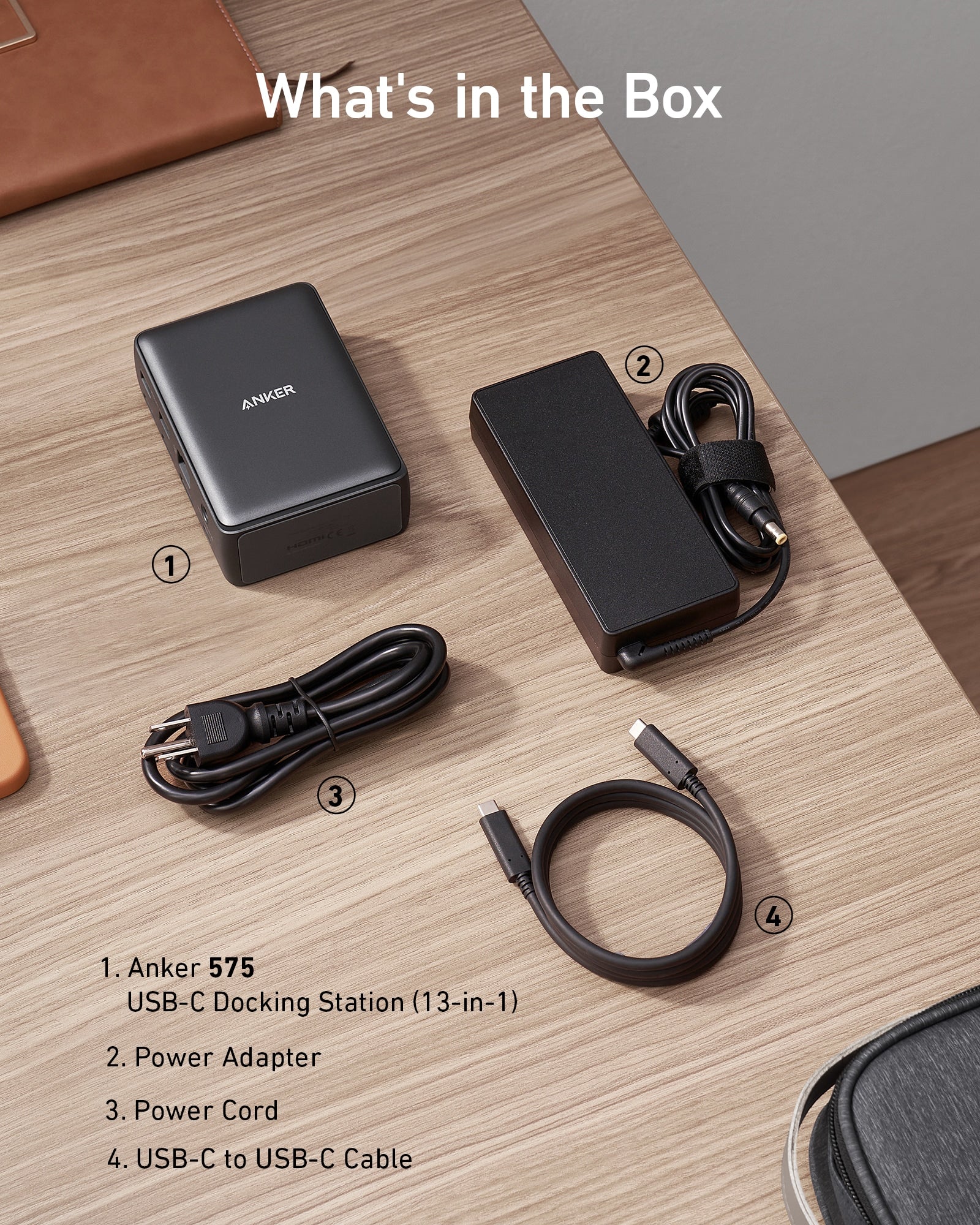 Refurbished Anker 575 USB-C Docking Station (13-in-1)