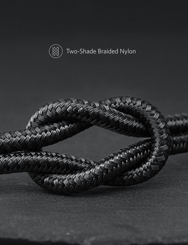 Anker cable with two-shade braided nylon