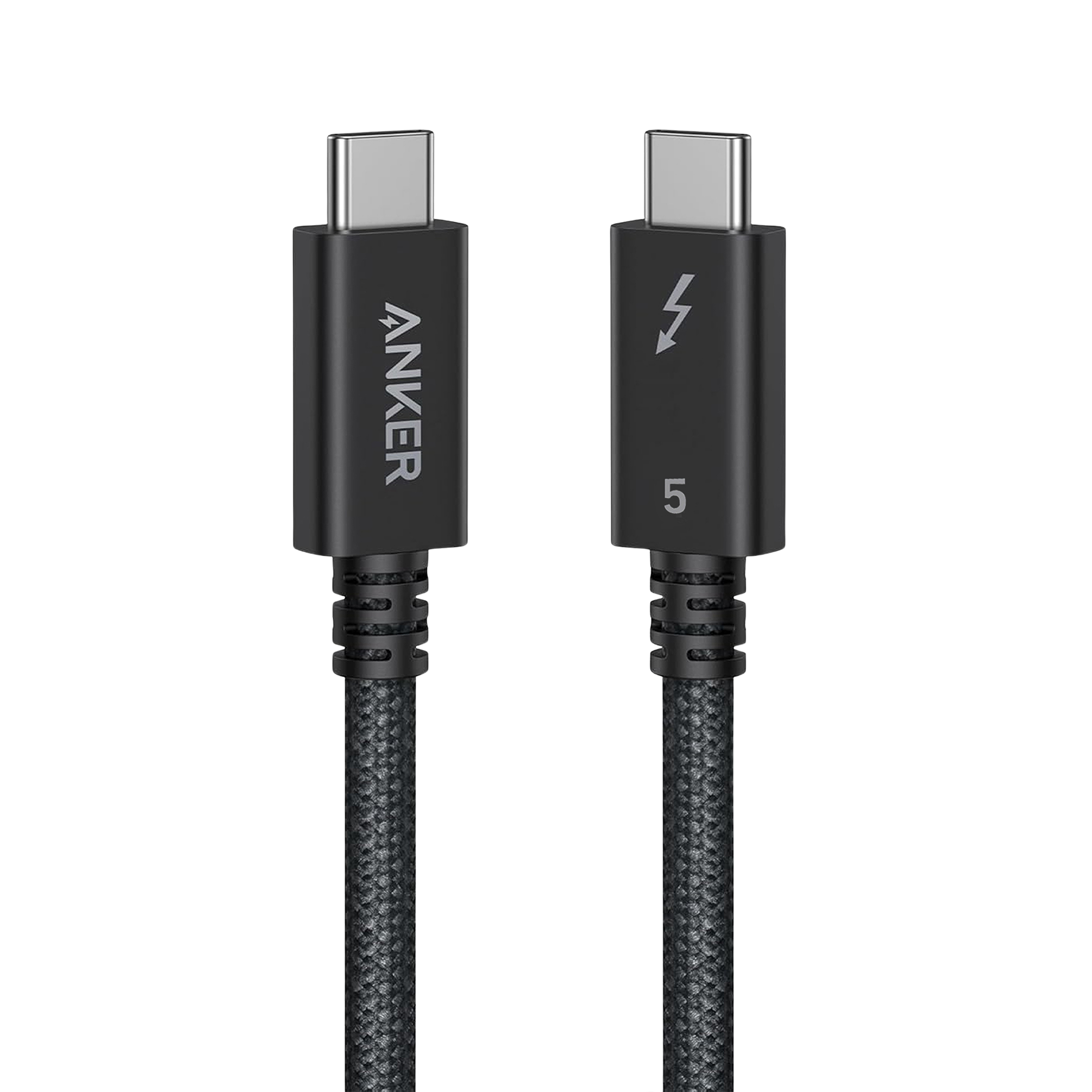Anker Thunderbolt 5 cable with dual connectors for fast charging