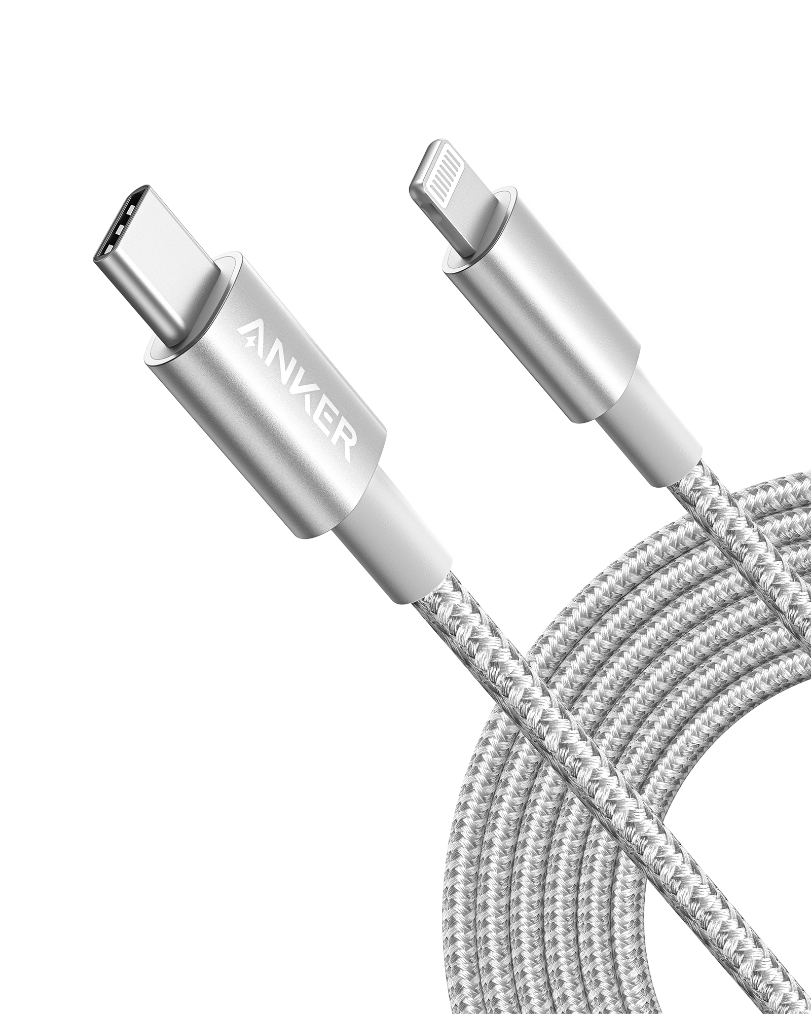 Anker 331 USB-C to Lightning Cable Y1 Silver / 10ft