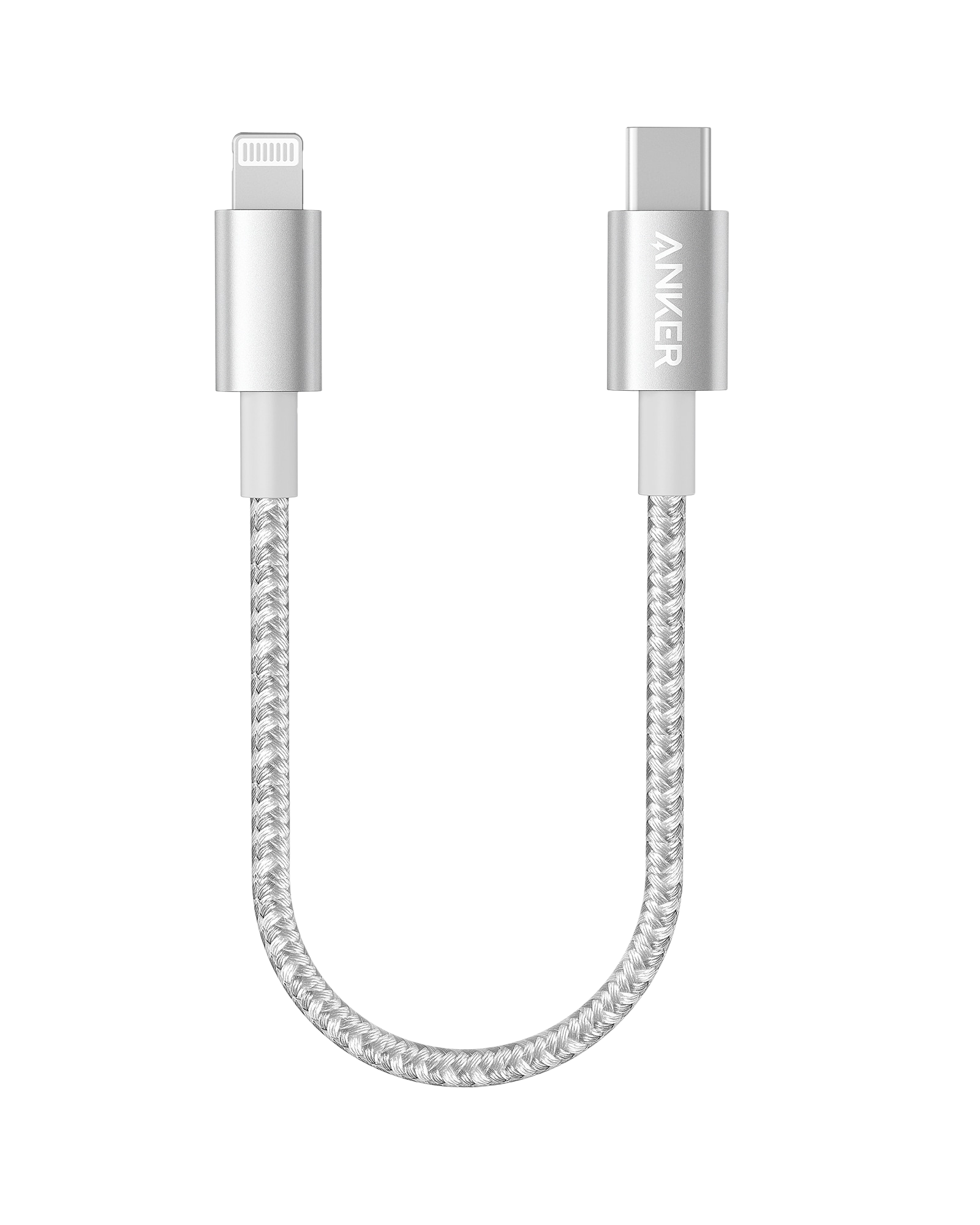 Anker 331 USB-C to Lightning Cable Y1 Silver / 1ft