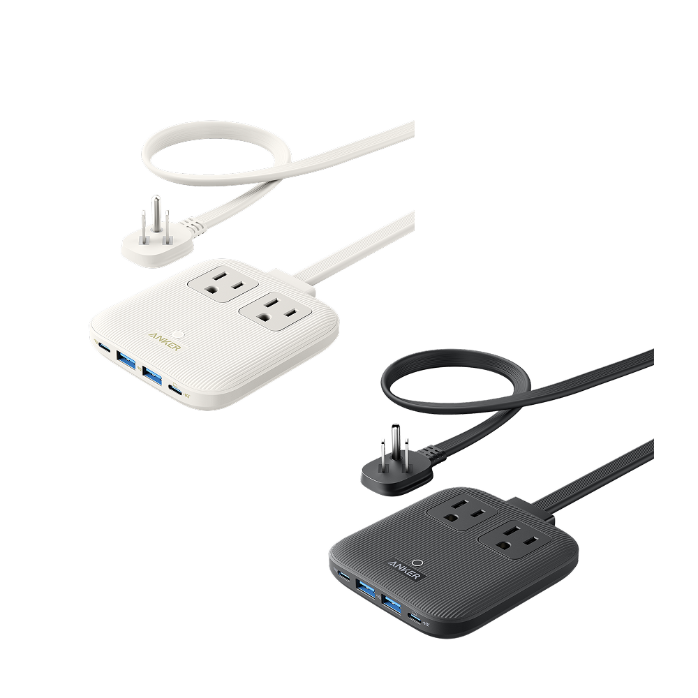 Anker Nano Charging Station (6-in-1, 67W) 2-Pack O8 Black+White