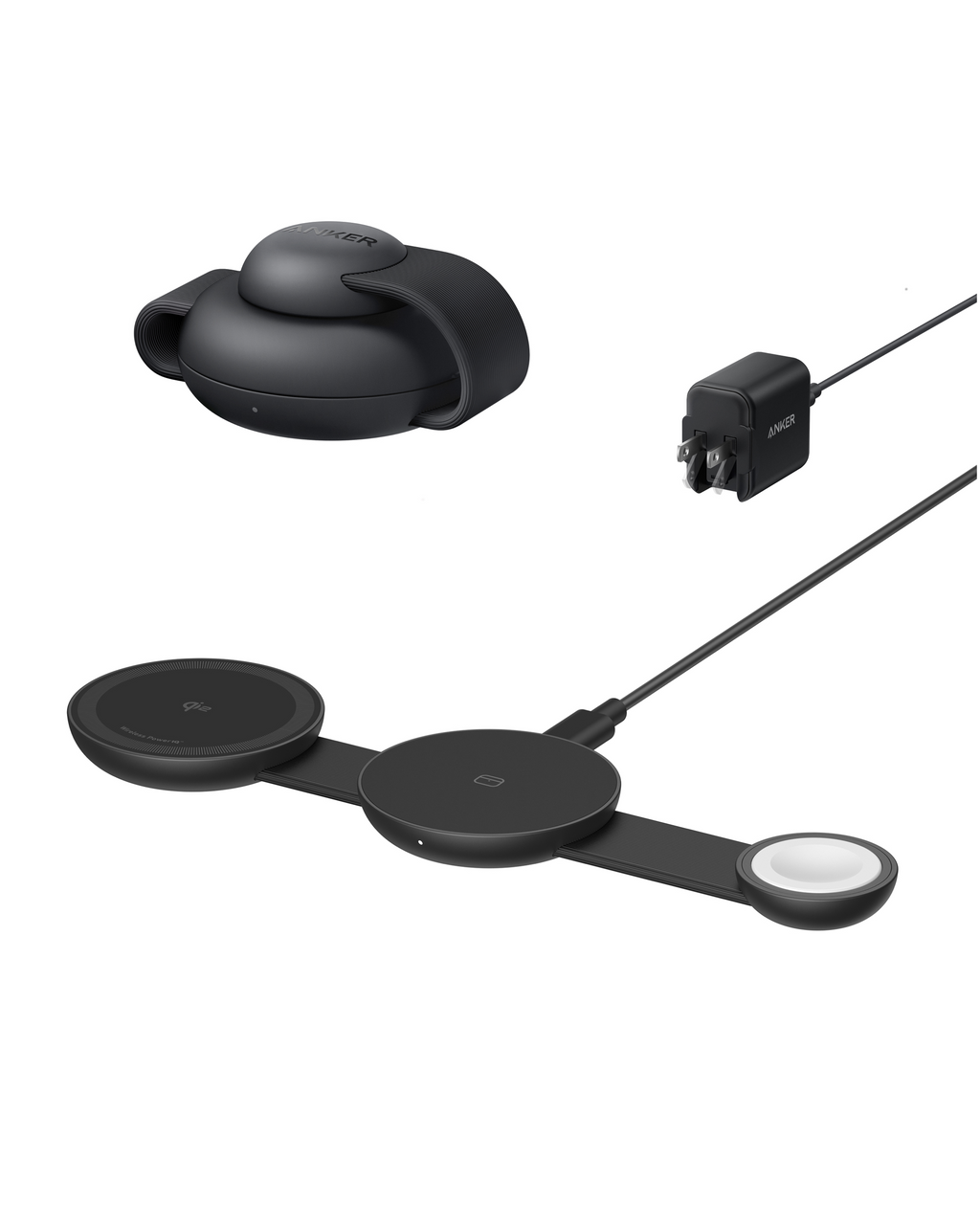 Anker charging set with wireless pad and adapter for Qi2