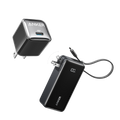 Anker Power Bank (10K, Fusion, Built-In USB-C Cable)and Anker Nano Charger (20W)