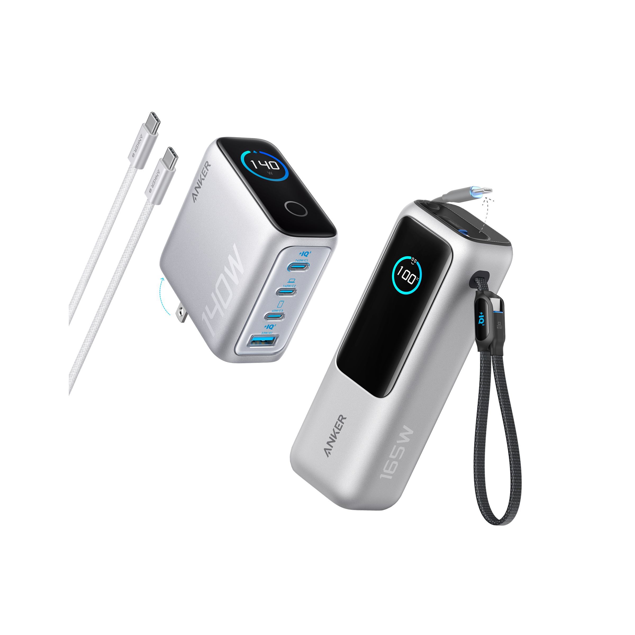 Anker Laptop Power Bank and Anker Laptop Charger N7 Silver